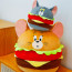 Tom & Jerry Hamburger Jerry Soft Stuffed Plush Multiple Sizes