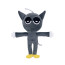 Sprunki Incredibox Gray Plush Toy 23cm 9inches
