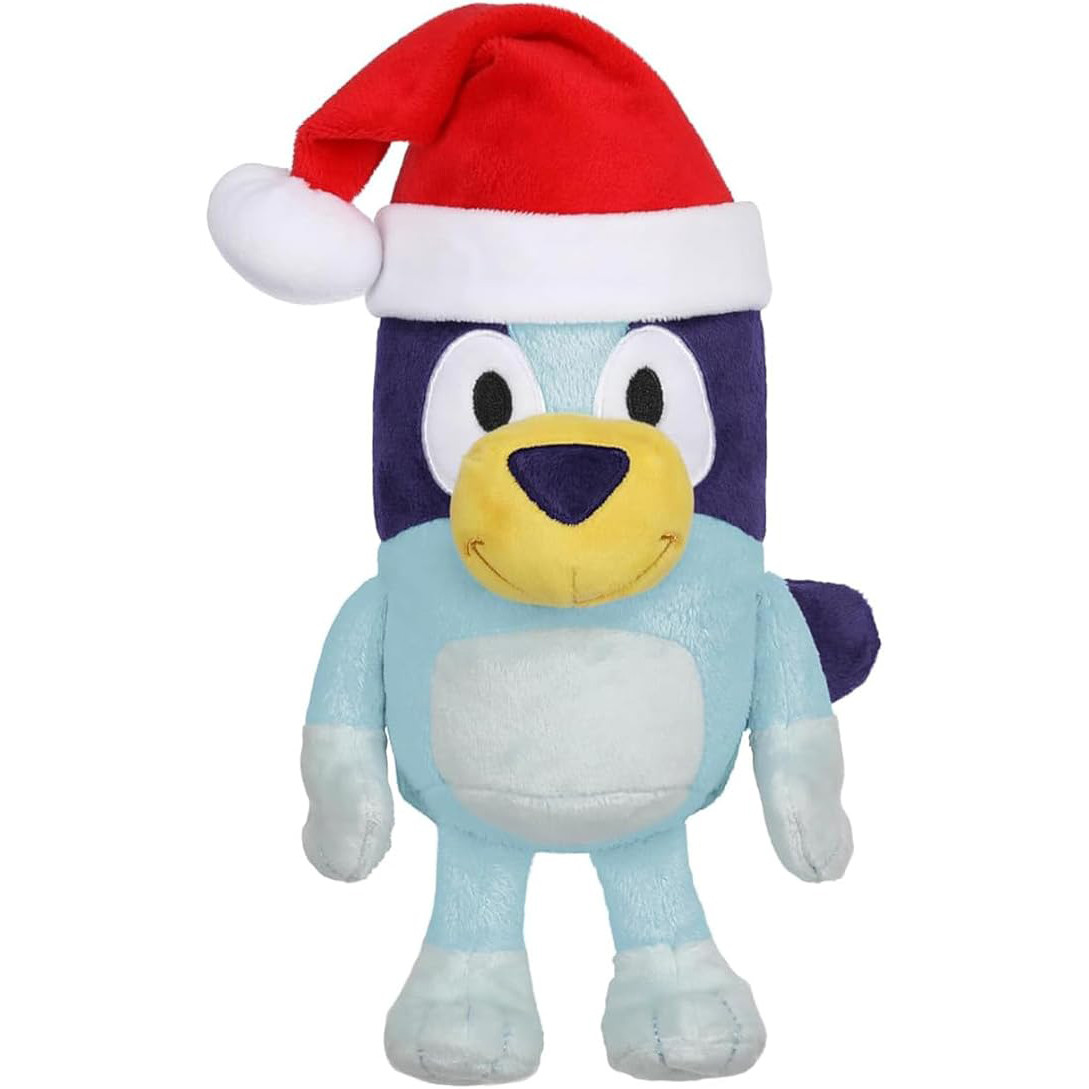 Bluey Talking Plush Toy With Christmas Hat 30cm 11.8inches