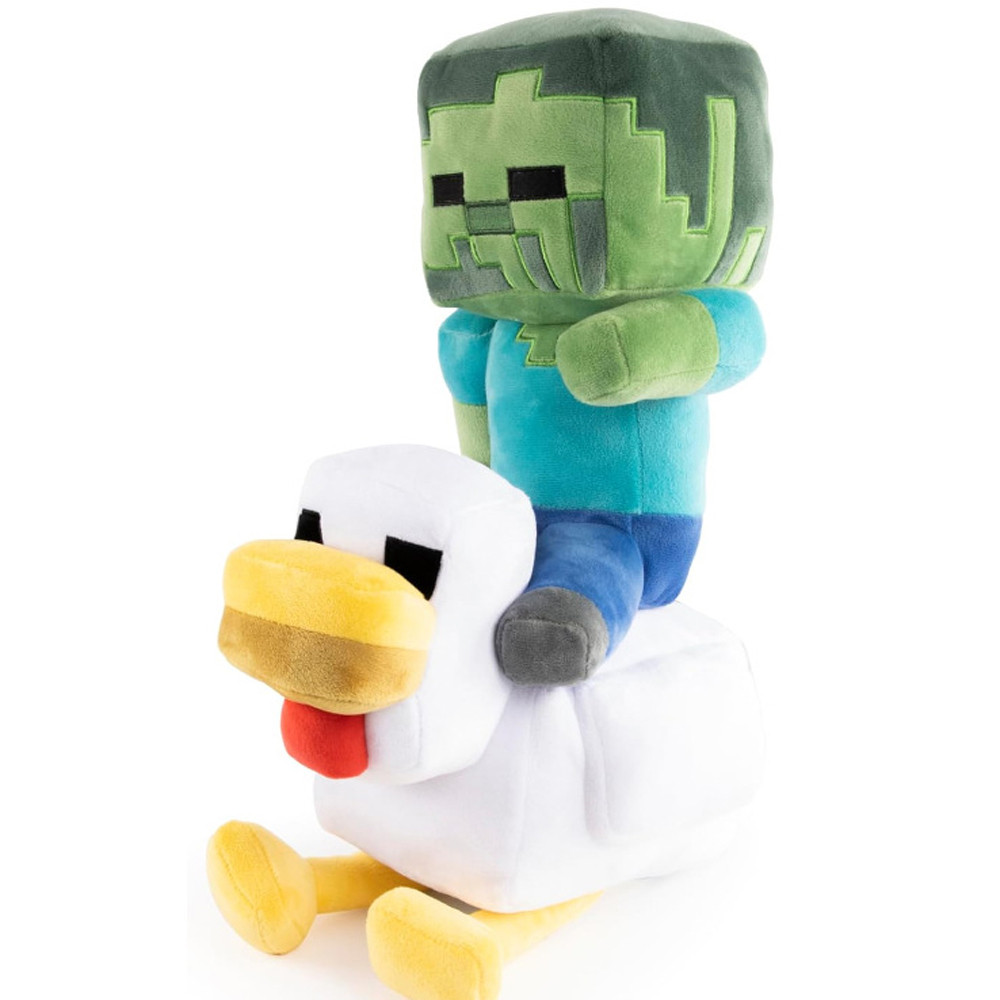 Minecraft Baby Zombie and Chicken Soft Stuffed Plush 25cm 9.84inches