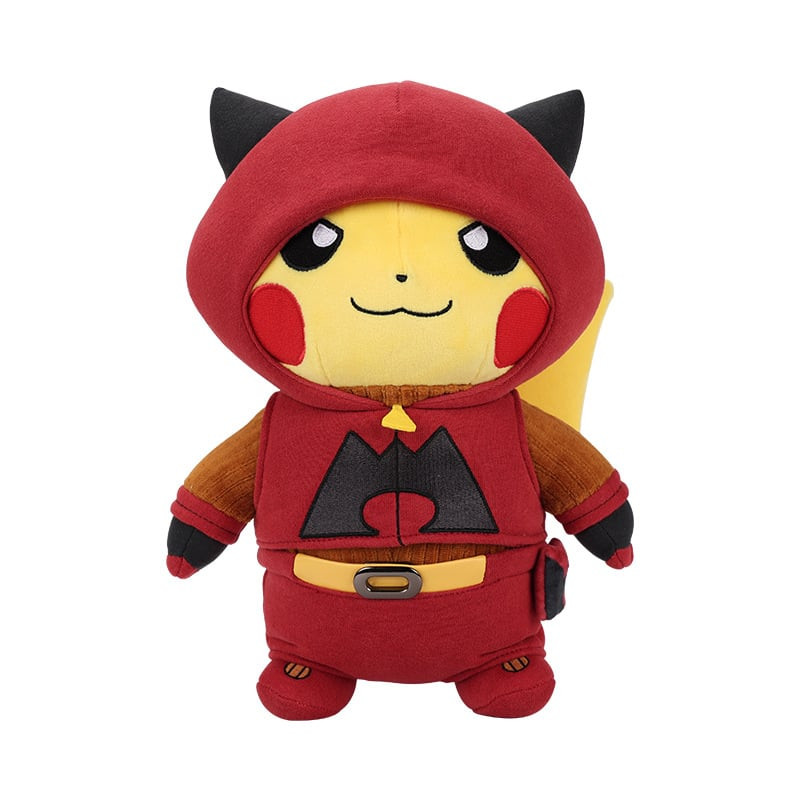 Pokemon Pikachu in Team Magma Custume Soft Stuffed Plush 30cm 11.81inches
