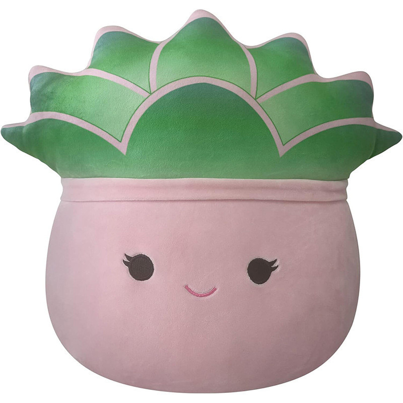 Squishmallows Pink Pot Succulent Soft Stuffed Plush 35cm 13.7inches