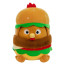 Chicken in Burger Costume Funny Soft Stuffed Plush Multiple Sizes
