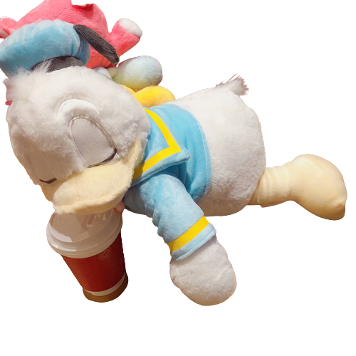 Sleeping Donald Duck From Disney Plush Toy