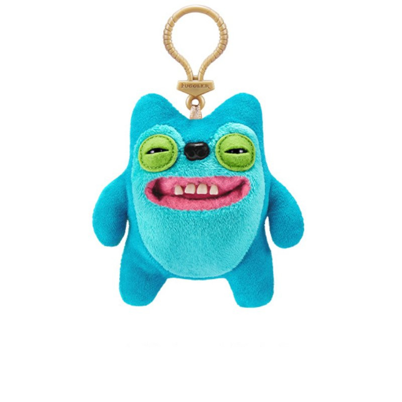 Zuru Fuggler Wave 5 Greedy Grinner Teal Underwear Plush Keyring Keychain 12cm 4.7inches
