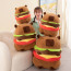 Cute Capybara Hamburger Soft Stuffed Plush Multiple Sizes