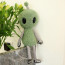 Green Alien Soft Stuffed Plush Multiple Sizes