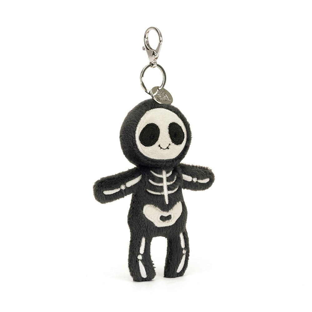 Jellycat Skeleton Bob Bag Charm 17cm 6.69inches