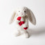 Jellycat Bashful Bunny with Candy Cane Soft Stuffed Plush 18cm 7.08inches