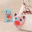 Valentines Pokemon Jigglypuff Heart Plush Bag Charm 8cm 3.1inches