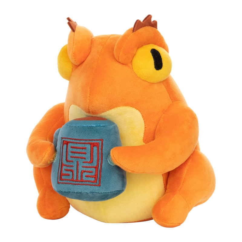 Too Much Coffee Frog Plush Toy 22cm 8.6inches