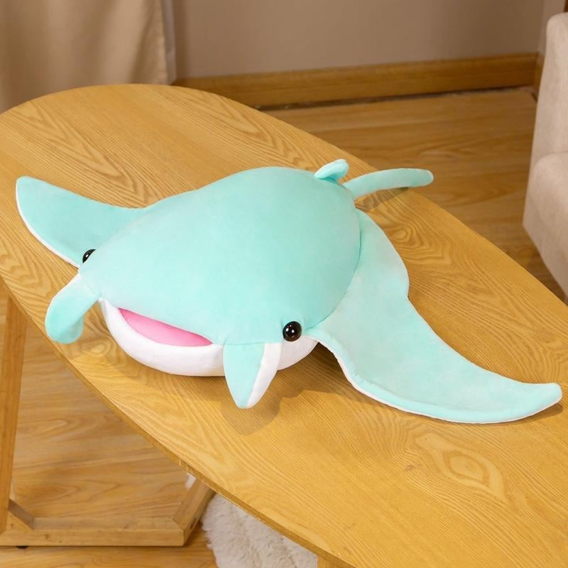 Mantay Ray Soft Stuffed Plush Multiple Sizes Green