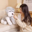 Grey Schnauzer Plush Toy 45cm 17.7inches