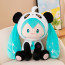 Hatsune Miku Wearing Panda Costume Soft Stuffed Plush Multiple Sizes