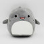 Squishmallows Gordon the Gray Shark Plush Toy 20cm 7.87inches