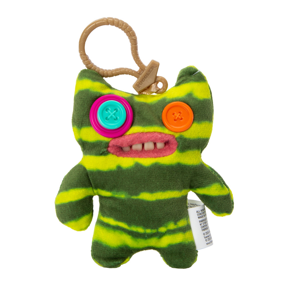 Zuru Fuggler Indecicive Monster Green Plush Keyring Keychain 12cm 4.7inches