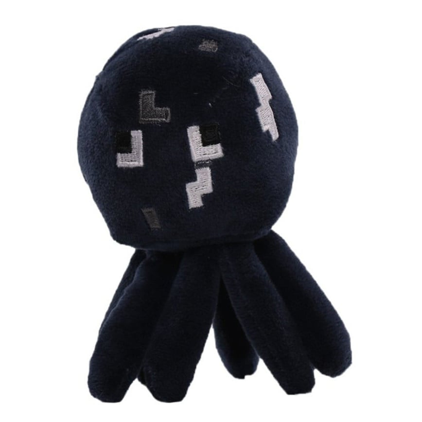 Minecraft Squid Black Plush Toy 12cm 4.7inches