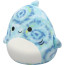 Squishmallows Luther the Tie Dye Tiger Shark Plush Toy 20cm 7.87inches