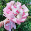 Hello Kitty Flower Bouquet Mother's Day Graduation 30cm 11.81inches Dark Pink