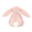 Jellycat Blush Blossom Heart Bunny Soft Stuffed Plush 15cm 5.9inches