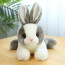 Grey And White Rabbit Plush Toy 22cm 8.7inches