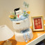 Graduation Bear Plush Bouquet 40cm 15.75inches Pink Blue
