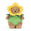 Jellycat Bartholomew Bear Daffodil Outfit Soft Stuffed Plush 26cm 10.2inches