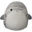 Squishmallows Grey Whale Shark Soft Stuffed Plush 35cm 13.7inches