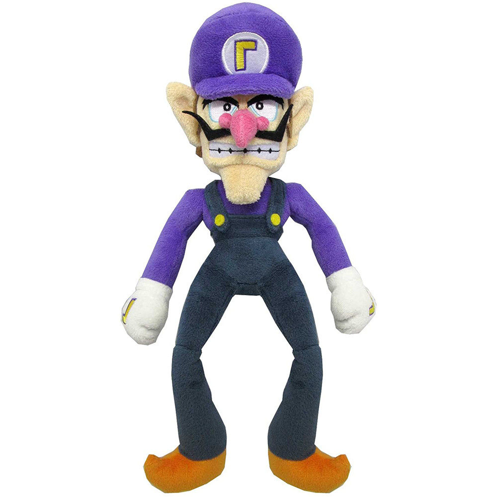 Super Mario All Star Collection Waluigi Plush Toy 25cm