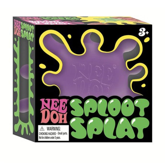 NeeDoh SplootSplat Sensory Squeeze Toy 7.62cm 3inches Purple