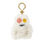 Zuru Fuggler Sasquoosh White Plush Keyring Keychain 12cm 4.7inches