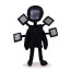 Skibidi Toilet Large TV Man Plush Toy