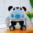 Disney Stitch in Panda Costume Soft Stuffed Plush Multiple Sizes