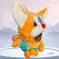 Pokonyan Rocky Rackat Mi Amigo El Mapache Plush Toy 25cm 10inches