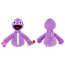 Yeeps Hide And Seek Soft Stuffed Plush Toy 20cm 7.87inches Purple