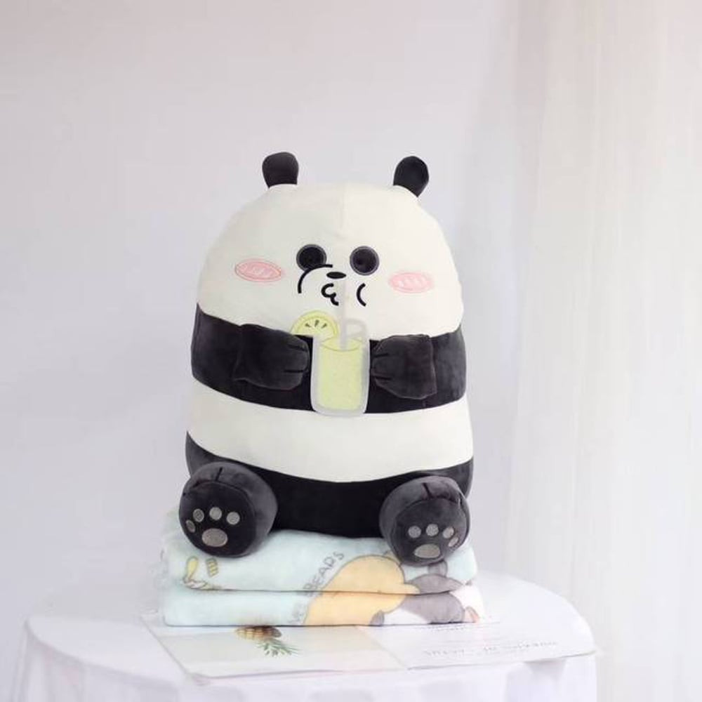 We Bare Bears Pan Pan Sitting Plush 48cm