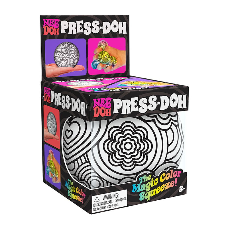 NeeDoh Press-Doh Sensory Squeeze Toy 6.35cm 2.5inches Florals Mandala