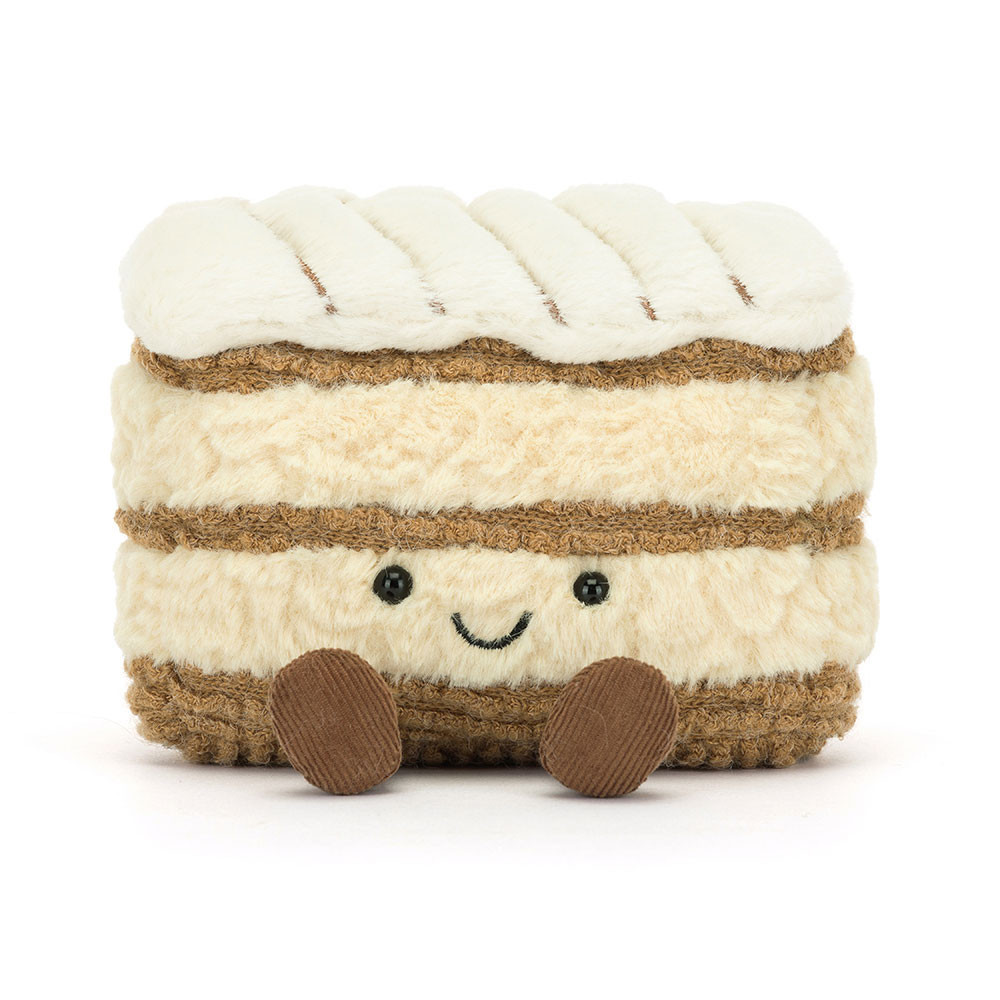 Jellycat Amuseables Milie Mille-Feuille Soft Stuffed Plush 9cm 3.5inches