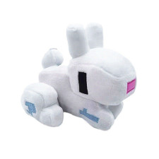 White Rabbit From Minecraft Plush Toy
