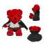 Teddy Bear Red From One Piece Plush Toy
