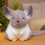 Grey Hamster Plush Toy 25cm 9.8inches