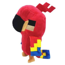 Minecraft Red Parrot Plush Toy