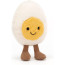 Jellycat Amuseables Happy Boiled Egg Soft Stuffed Plush 11cm 4.33inches