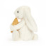 Jellycat Cream Bunny with Star Soft Stuffed Plush 31cm 12.2inches