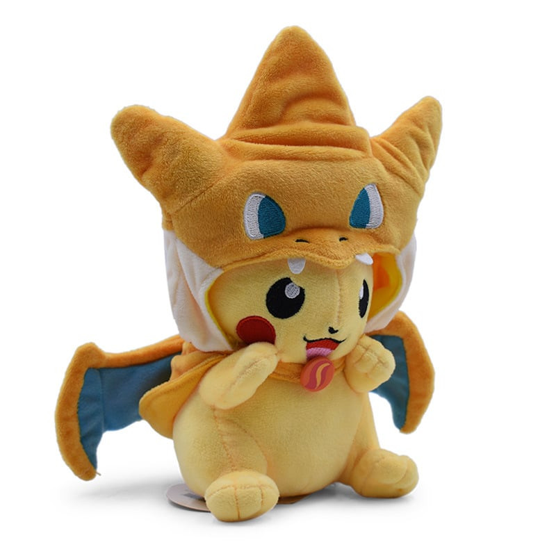 Pikachi X Charizard Open Mouth From Pokemon Plush Toy