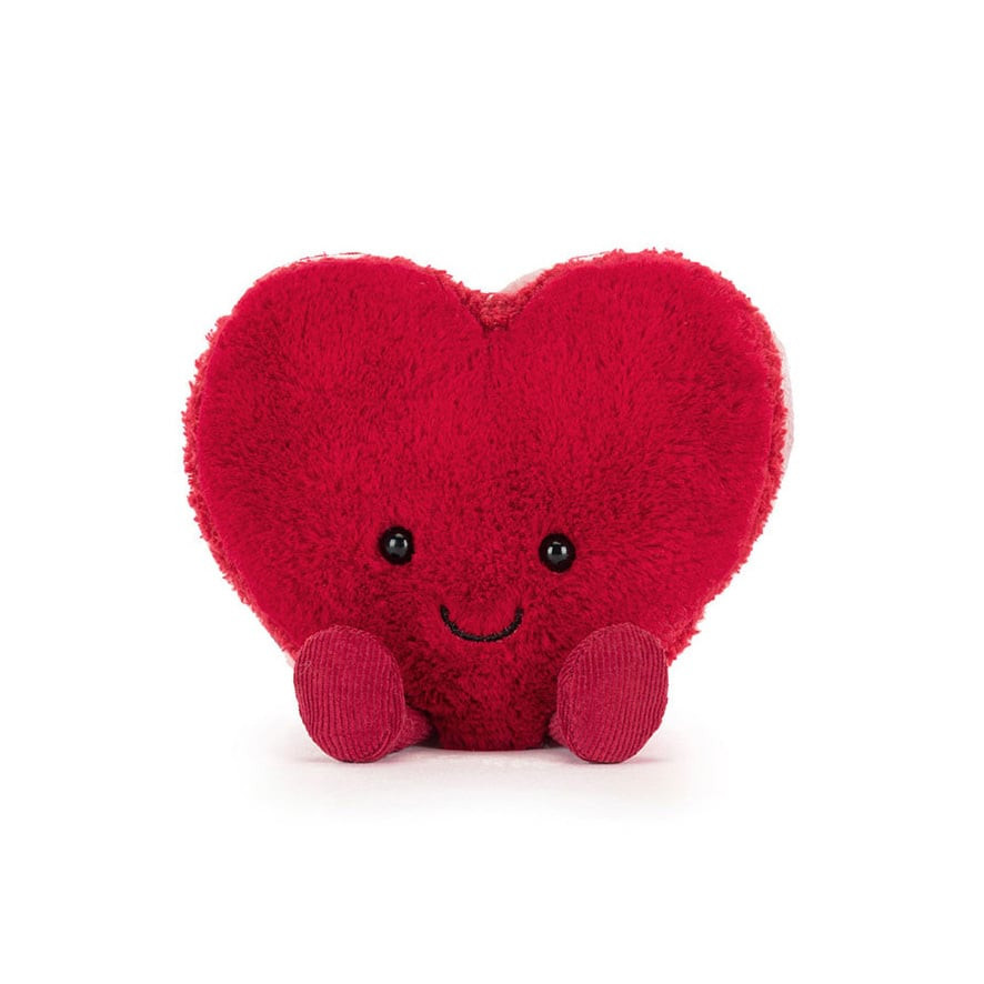 Jellycat Amuseables Arlette Heart Macaron Valentine's Day Soft Stuffed Plush 15cm 5.9inches