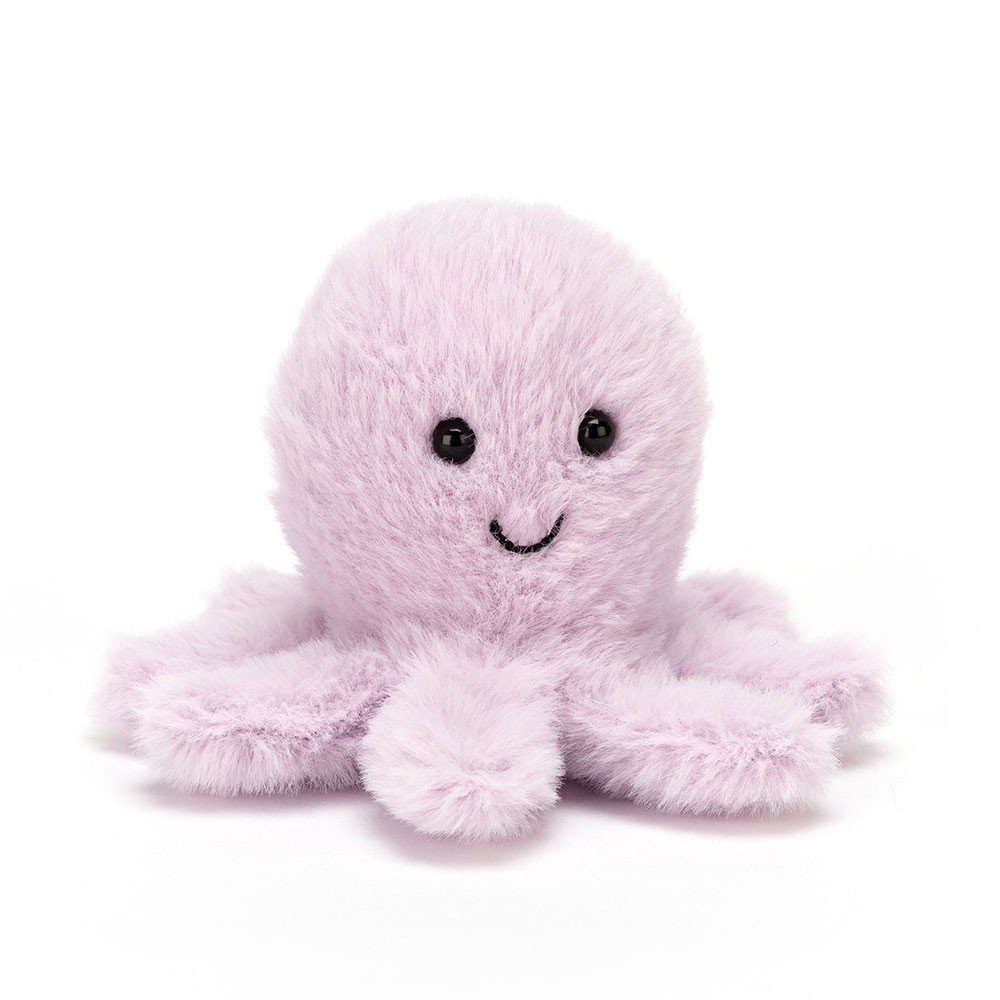 Jellycat Fluffy Octopus Soft Stuffed Plush 8cm 3inches