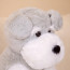 Grey Schnauzer Plush Toy 45cm 17.7inches