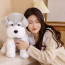 Grey Schnauzer Plush Toy 45cm 17.7inches