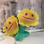 Plants vs Zombies Twin Sunflower Plush Toy 20cm 8inches